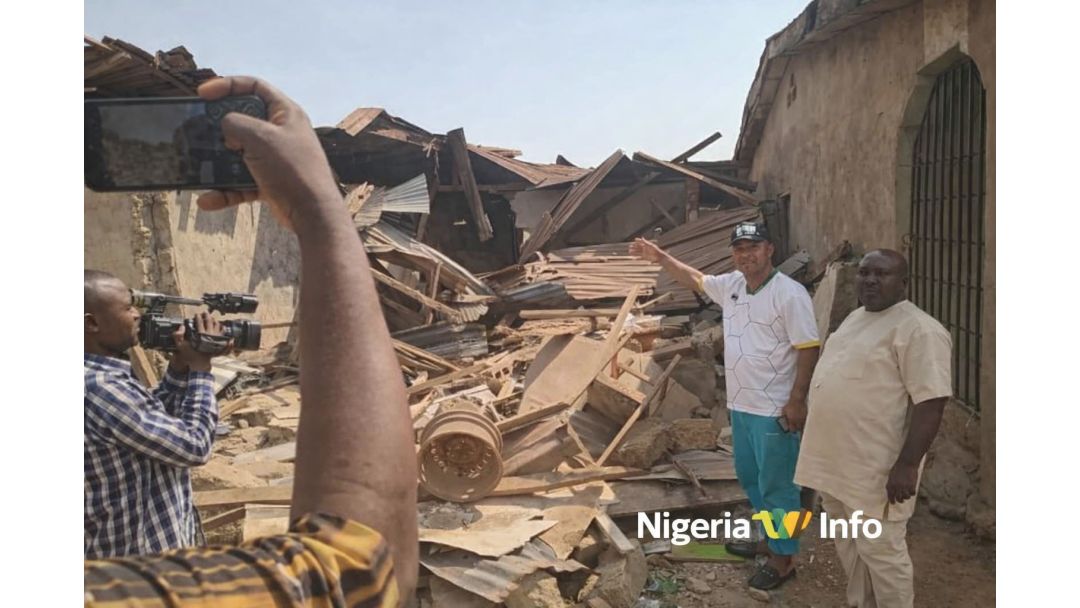 Kwara: Fashewa Ta Girgiza Offa, ’Yan Sanda Sun Kore Harin Bam; Mutane Biyar Sun Jikkata, Gine-gine Sun Lalace