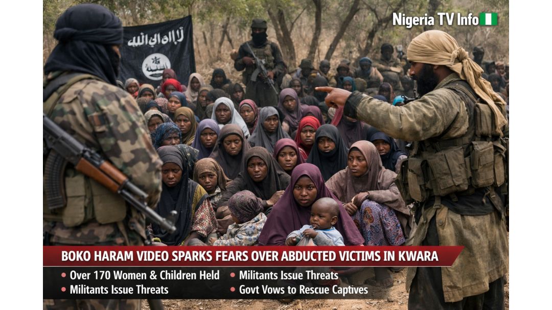 Trending Boko Haram Video Sparks Fresh Alarm Over Abducted Victims in Woro, Kwara