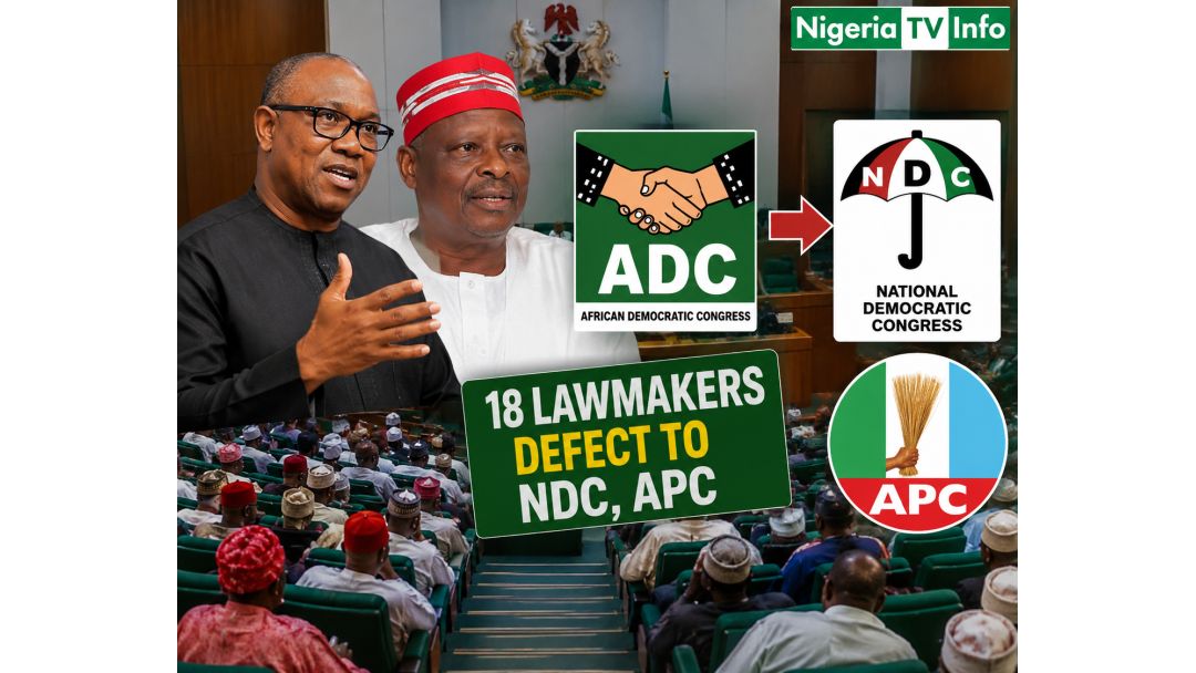 Ijadelọ Obi ati Kwankwaso Mú Ìdàrúdàpọ̀ Bá ADC, Àwọn Aṣòfin 18 Darapọ̀ mọ́ NDC