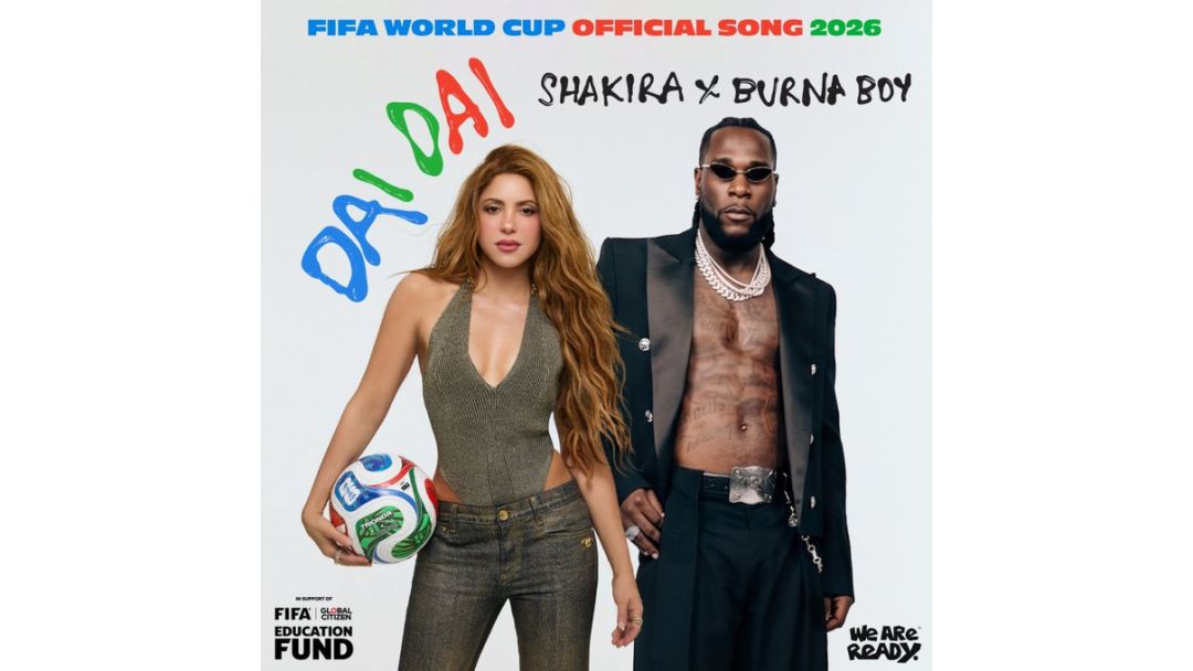 Featured image: Shakira da Burna Boy sun fitar da waƙar ‘Dai Dai’ a matsayin taken gasar Kofin Duniya 2026