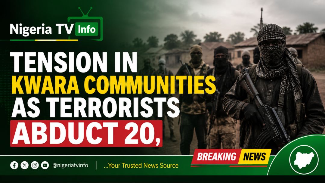 Featured image: Tension In Kwara Communities As Terrorists Abduct 20, Kill One Person