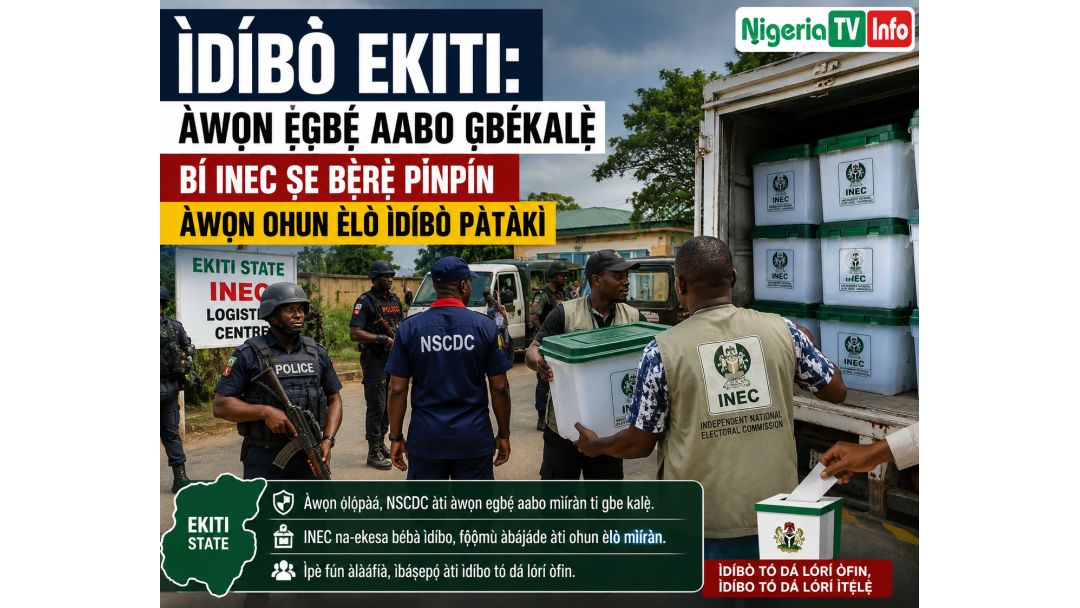Zaben Ekiti: Jami’an Tsaro Sun Bazama Yayin da INEC Ke Rarraba Muhimman Kayan