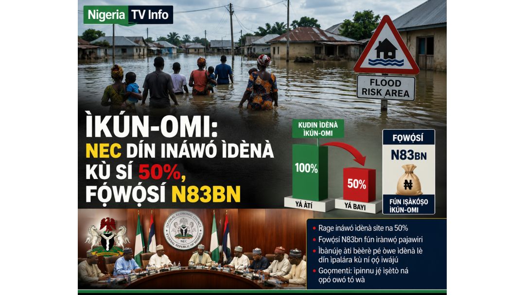 Mmiri Iju: NEC belatara ego mgbochi site na 50%, kwado N83bn
